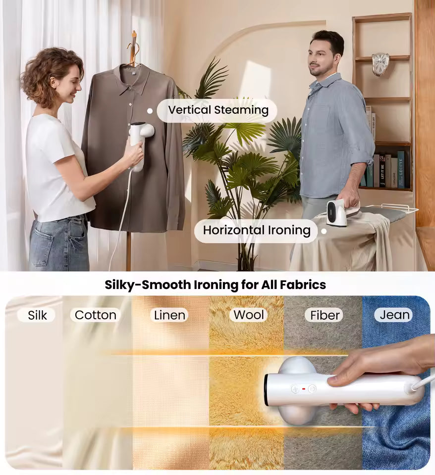 Neakasa Magic 1 Self-Suction Vacuum Steamer Iron for Clothes & Mite Removal